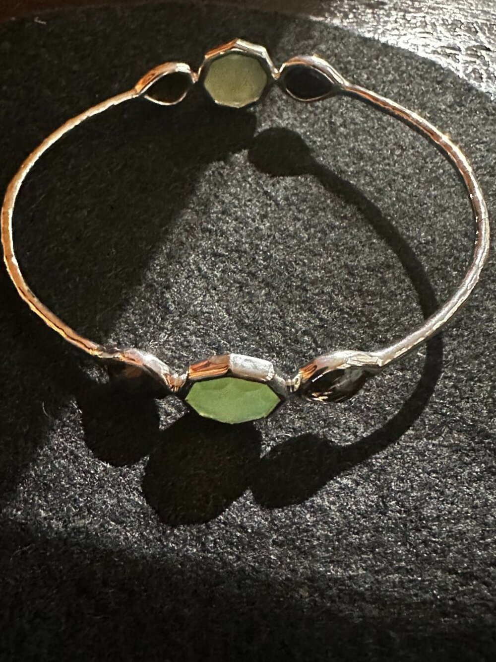 Ippolita Sterling Silver 6 Stone Bangle
